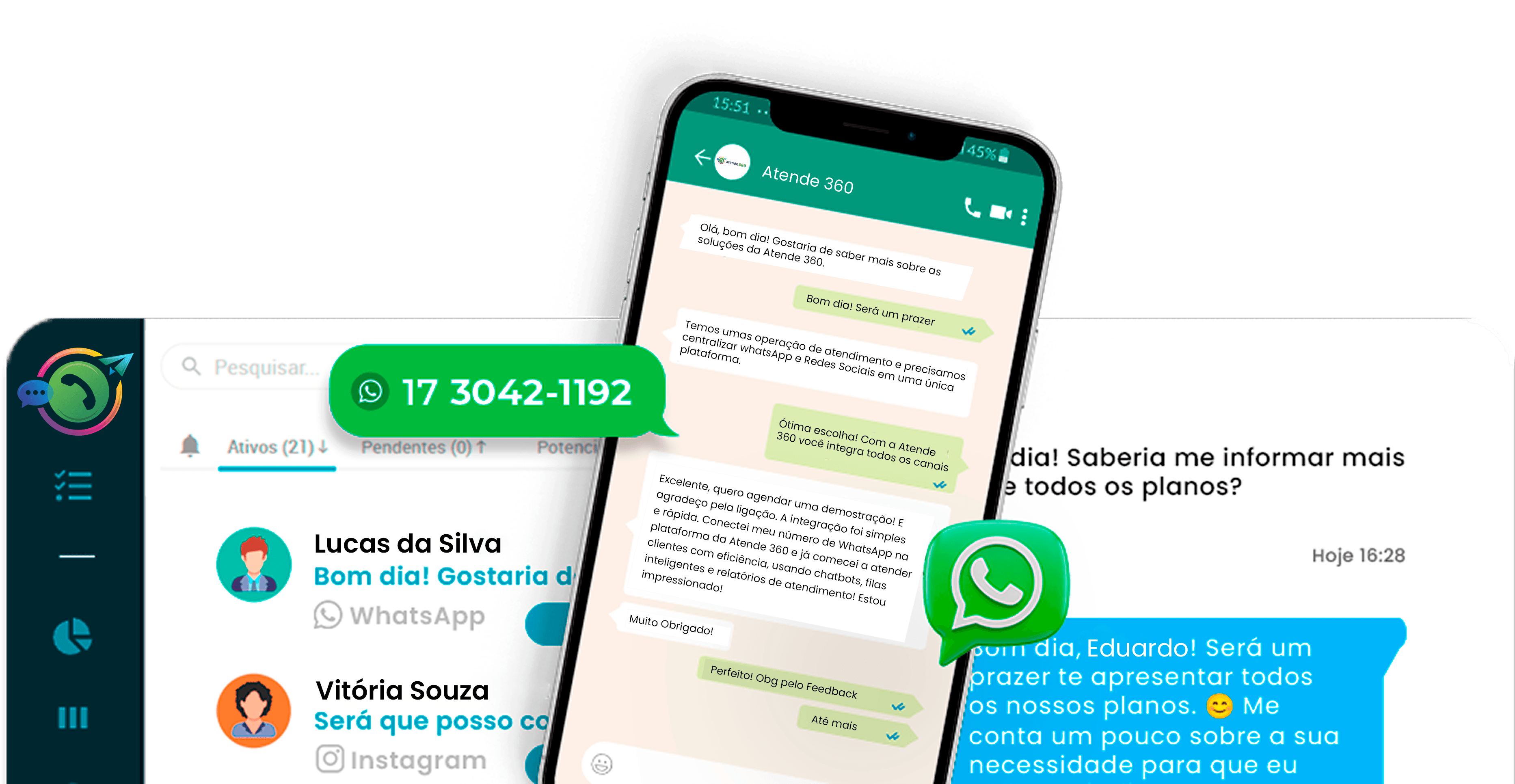 Atende 360 Sistema - Disparo em massa no WhatsApp